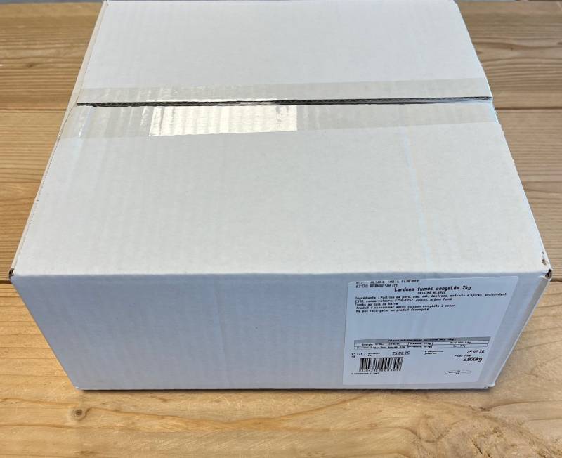 Lardons allumettes fumés surgelés 2 kg MULLER - ATF près Brumath / Haguenau / Hochfelden Bas Rhin