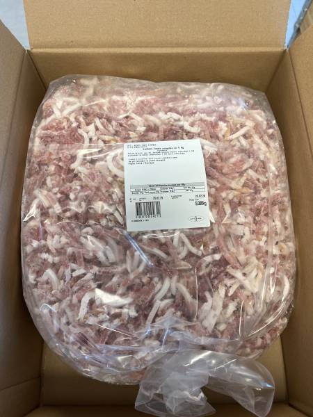 Lardons allumettes fumés surgelés 5KG MULLER de Rosheim Bas Rhin