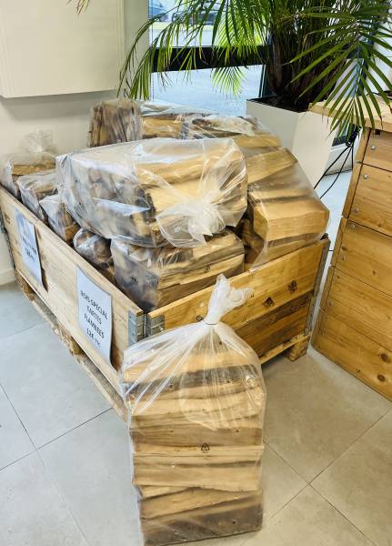 Bois spécial four à Tartes Flambées